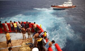 crianças sozinhas atravessaram rota do Mediterrâneo