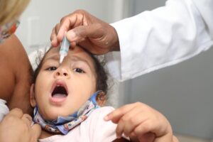 Cobertura vacinal contra a pólio