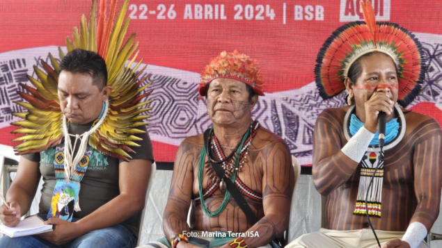 ATL 2024: Lideranças Kayapó, Yanomami e Munduruku pedem fim do garimpo ilegal