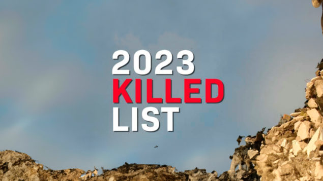 Com 129 mortes de jornalistas, 2023 foi um dos piores anos segundo relatório da FIJ