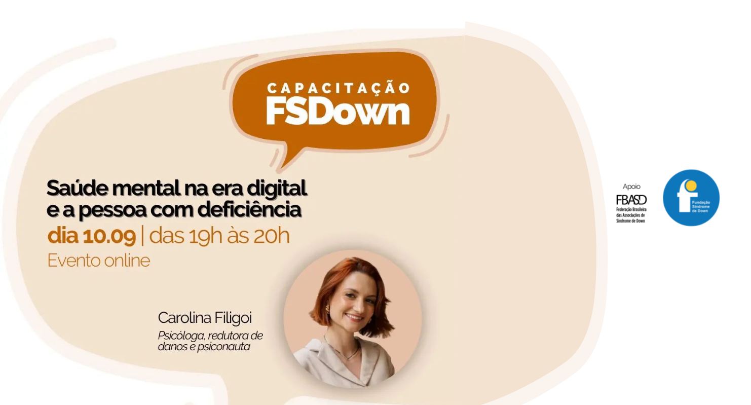 Capacitação “Saúde mental na era digital e a pessoa com deficiência ...
