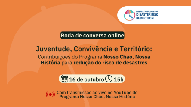 Roda de conversa online: Juventude, convivência e território