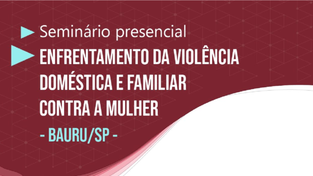 Seminário “Enfrentamento da Violência Doméstica e Familiar Contra a Mulher”