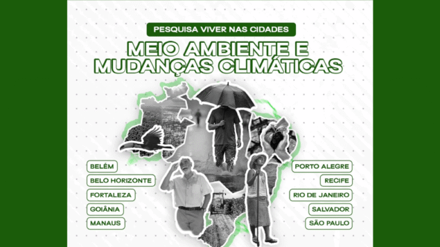 Lançamento da Pesquisa “Viver nas Cidades: Meio Ambiente e Mudanças Climáticas”